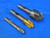 3PC LOT CORNER ROUNDING END MILLS 1/16, 1/8, & 1/4 RADIUS 3/8, 1/2 SHANK DIA. - MB10233BT2