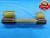 1 3/8 8 ACME 2G SET THREAD PLUG GAGE 1.375 GO NO GO P.D.'S = 1.3031 & 1.2855 - DW18761BX2