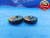 1 72 NF 3 THREAD RING GAGES #1 .073 GO NO GO P.D.'S = .0640 & .0627 INSPECTION - DW18849RD