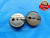 .110 50 THREAD RING GAGES .11 .1100 GO NO GO P.D.'S = .097 & .0954 INSPECTION - DW18893RD
