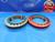 5 1/4 8 UN 2A THREAD RING GAGES 5.25 5.250 GO NO GO P.D.'S = 5.1659 & 5.1561 - DW19388LVR