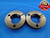 2" 16 UN/UNR 2A LEFT HAND THREAD RING GAGES 2.0 GO NO GO PD'S = 1.9578 & 1.9524 - DW20410CS2