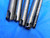 5pc LOT OF DAPRA 1" 3/4" 1/2" DIA. SQUARE SHOULDER INDEXABLE END MILLS  - MH3041AB3