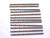 12PCS VIKING 3/32 O.D. COBALT JOBBER LENGTH TWIST DRILL BIT 08030 .0937 - VDT-MS6641