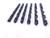 6PCS VIKING 29/64 O.D. BLACK OXIDE HSS JOBBER LENGTH TWIST DRILL BIT 06090 .4531 - VDT-MS6687