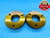 M42 X 1.25 6g METRIC THREAD RING GAGES 42 GO NO GO P.D.'S = 1.6204 & 1.6148 - DW22606AJ3