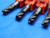 5pcs + 2pcs OSG 3/8" & 1/4" CORNER RADIUS CARBIDE END MILL VG434-3754 2500 - JH2667TL1
