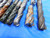 LOT OF HSS END MILLS 1" 3/4" 1-1/4" SHANK DIA FINISHING ROUGHING BRIDGEPORT MILL - MH3761BP2