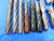 LOT OF HSS END MILLS 1" 3/4" 1-1/4" SHANK DIA FINISHING ROUGHING BRIDGEPORT MILL - MH3761BP2