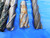 LOT OF HSS END MILLS 1" 3/4" 1-1/4" SHANK DIA FINISHING ROUGHING BRIDGEPORT MILL - MH3761BP2