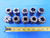 10pc LOT ERICKSON KENNAMETAL DA400 COLLETS SIZES 9/32 - 15/16 NO DUPLICATES SET - MS6773LVR