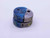 1 72 UNF 2A THREAD RING GAGES #1 .073 .0730 GO NO GO P.D.'S = .0634 & .0615 - DW24617RD