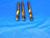 3pcs LETTER G TiN COATED HSS DRILL BIT 0.261 SHANK 3/4 LOC .261 6.6 mm GUHRING - HS0813CU2