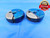 11/32 28 NS LEFT HAND THREAD RING GAGES .34375 GO NO GO P.D.'S = .3175 & .3144 - DW24726RD