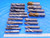LOT OF 18 HSS SQUARE / TAPERED / CORNER END MILLS WELDON CTD SIZES 1/2 TO 1 1/4 - AB0615LVR