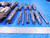 LOT OF 17 HSS SQUARE / TAPERED / CORNER END MILLS CTD OSG PUTNAM SIZES 1/4 TO 2" - AB0611LVR
