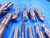 LOT OF 17 HSS SQUARE / TAPERED / CORNER END MILLS CTD OSG PUTNAM SIZES 1/4 TO 2" - AB0611LVR