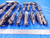 LOT OF 20 HSS TAPERED / SQUARE / CORNER END MILLS WELDON PTS SIZES 5/8 TO 1 1/2 - AB0614LVR