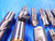 LOT OF 15 HSS & COBALT TAPERED / SQUARE / CORNER END MILLS SIZES 3 mm TO 1 3/4 - AB0612LVR