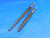 2pc SET GAMMONS 3/16 - 1/2 O.D. HSS TAPER REAMER SPIRAL 4 FLUTE .1875 ONSIZE - HS1358BJ2