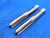 2pcs NEW 3/8 - 16 GH3 HSS TAPER HAND TAP 4 STRAIGHT FLUTE .375 H3 3/8-16 - RB0685BW2