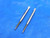 2pcs NEW OSG #3 48 NC GH2 HSS SPIRAL POINT PLUG TAP 2 STRAIGHT FLUTE .099 - RB0698BW2