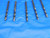 5PCS 5/32 O.D. COBALT TWIST DRILL BIT L112006F 1" LOC 2 1/2 OAL .1562 - HS1432BW2