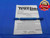 CERTIFIED 1/4 20 UNC 2A SET THREAD PLUG GAGE .25 GO NO GO PD'S = .2164 & .2127 - DW25366TLC