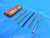 5PCS STANDARD TOOLS #9, #10, #12, 7/32 HSS STRAIGHT DRILL BIT 1 1/2 - 2" LOC - RB1933BM2