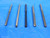 5PCS STANDARD TOOLS #9, #10, #12, 7/32 HSS STRAIGHT DRILL BIT 1 1/2 - 2" LOC - RB1933BM2