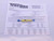 CERTIFIED M5 X .8 6H THREAD PLUG GAGE 5 0.8 GO NO GO P.D.'S = 4.480 & 4.605 - DW25824TLC