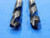 2PCS J&L 31/64 O.D. TiAlN COBALT SCREW MACHINE LENGTH TWIST DRILL BIT .4843 - RB2204BW2