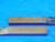 1 NEW 1 USED CARBIDE TIPPED BRAZED TOOL BITS 1/2 SQUARE SHANK BR-8 C-5 BL-8 370 - BR0950LVR
