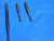 3pc LOT 5/64" O.D. 1/4" LOC SOLID CARBIDE BALL NOSE END MILLS 1/8" SHANK GARR - BS0897AY3