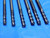 LOT OF 6 3/16" OD GARR SOLID CARBIDE END MILLS 3/4"-1" LOC 3 1/2"-4" OAL .1875 - BS0883AY3