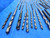 LARGE LOT OF HSS STRAIGHT SHANK TWIST DRILL BITS SIZES FROM ABOUT #33 TO 9/16" - RB2316LVR