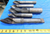 5pc LOT HSS STRAIGHT SHANK TWIST DRILL BITS SIZES FROM 1 23/64 - 2 1/64 USA MADE