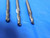 3pcs 7/32" O.D. SOLID CARBIDE BALL NOSE END MILLS 2FL 3/4" - 1 1/8" LOC  - BS1134AG3