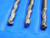 LOT OF 3 1/4" O.D. SQUARE & BULL NOSE SOLID CARBIDE END MILLS 1 1/8"-1 1/2" LOC - BS1124AG3