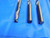 LOT OF 3 1/4" O.D. SQUARE & BALL NOSE SOLID CARBIDE END MILLS & DOUBLE ENDED - BS1126AG3