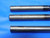 3pcs GARR / HELICAL 1/4" O.D. CORNER RADIUS SOLID CARBIDE END MILL 3 & 4 FL  - BS1123AG3