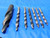 11PCS 9/32" - 3/4" HSS COUNTERSINK/COUNTERBORE TWIST DRILL BIT 9/32"-3/4" SHANK - BS1164CP2