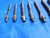 LOT OF 7 HSS COUNTERBORES VARIOUS BRAND & SIZES No.6 - 3/8" STRAIGHT SHANK - BS1169CP2