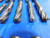 35pc LOT HSS END MILLS SIZES FROM 1/4" - 1" SQUARE RADIUS ROUGHING DOUBLE ENDED - BS1208CT2
