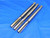 3 PCS 1/2 20 HSS PULLEY PLUG TAP 4 STRAIGHT FLUTE .5 EXTENDED REACH HAND TAPPING - BR1575BC3