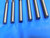 LOT OF 6 GARR 1/4" O.D. REGROUND SOLID CARBIDE END MILLS LOC 5/8" - 3/4" .250 - BS1261AY3