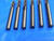 LOT OF 6 GARR 1/4" O.D. REGROUND SOLID CARBIDE END MILLS 5/8" - 3/4" LOC .250  - BS1264AY3