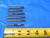 LOT OF 6 GARR 1/4" O.D. REGROUND SOLID CARBIDE ENDMILLS 3/8" - 3/4" LOC .250 - BS1267AY3