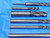 LOT OF 6 3/16" - 3/8" OD MIX VARIETY & BRAND SOLID CARBIDE END MILLS 1/2"-1" LOC - BS1272AY3