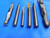 LOT OF 6pcs 1/8" - 3/8" OD VARIETY SOLID CARBIDE BALL NOSE END MILLS 2-4FL TiN - BS1284LVR